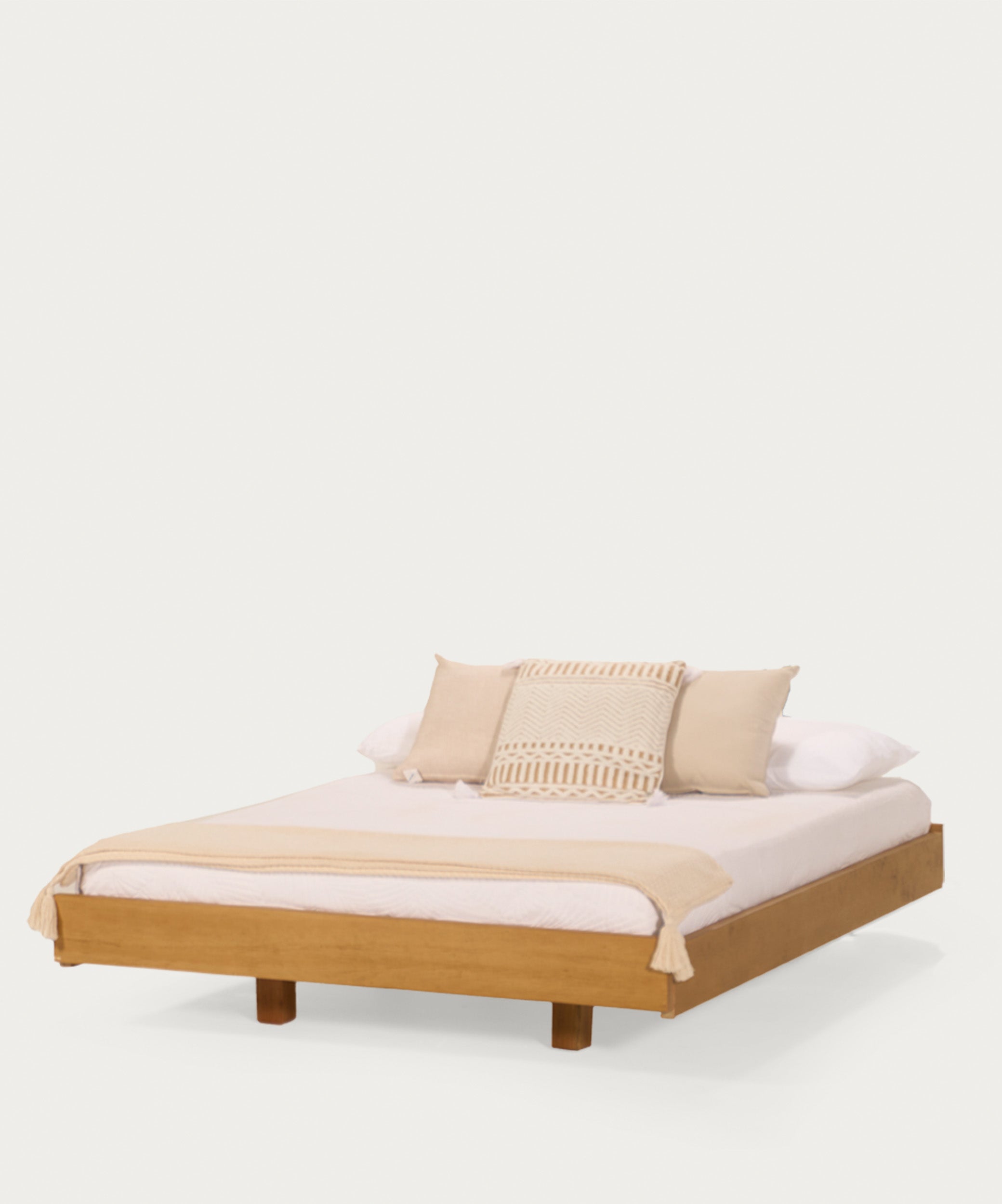 Base Cama Madera Doble Arena