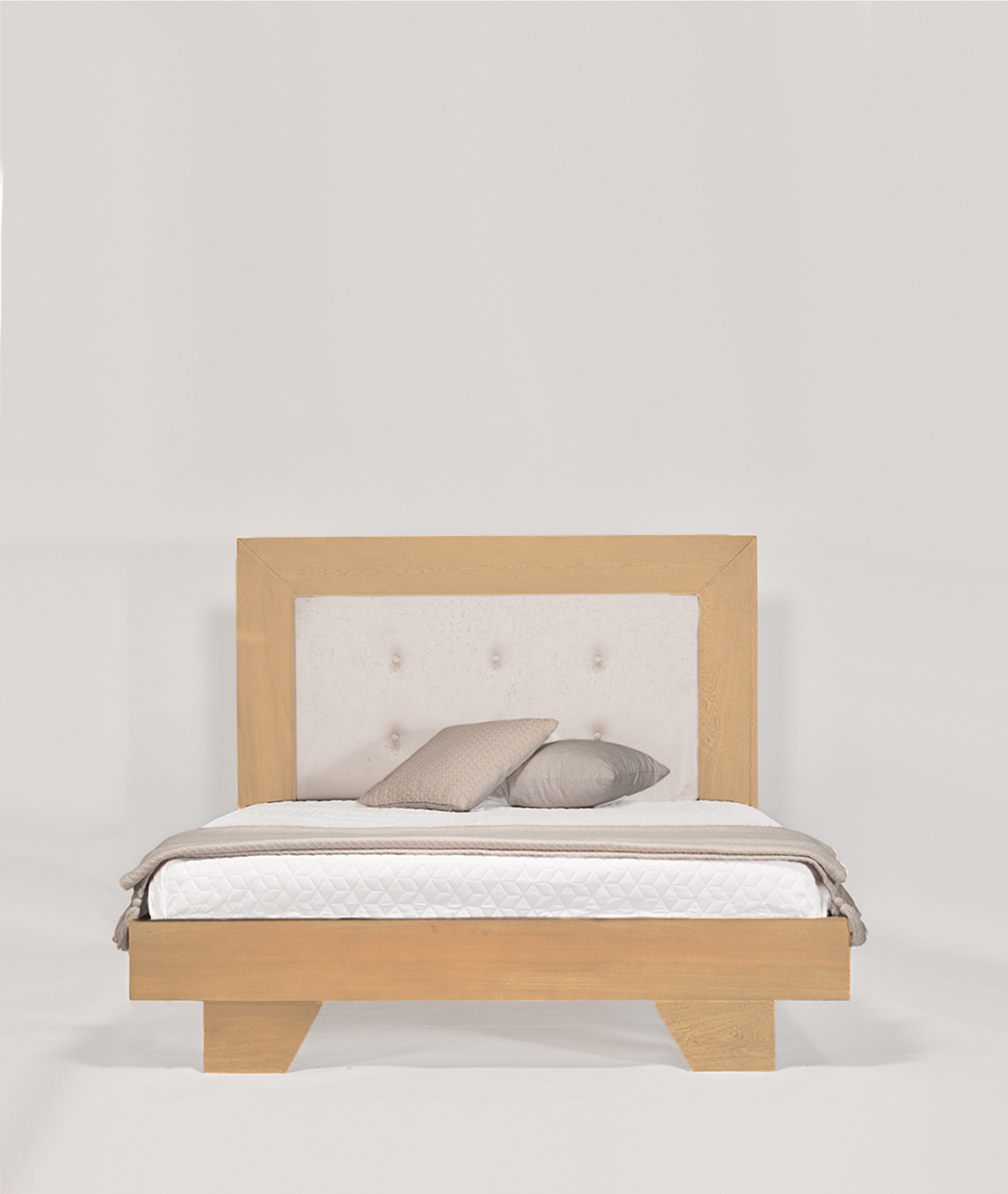 Cama Penelope Queen Arena Braganza Gris