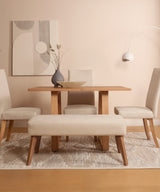 Set de Comedor Merida Arena Ivory