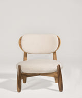 Silla Auxiliar Aura Nogal Calazans Crema