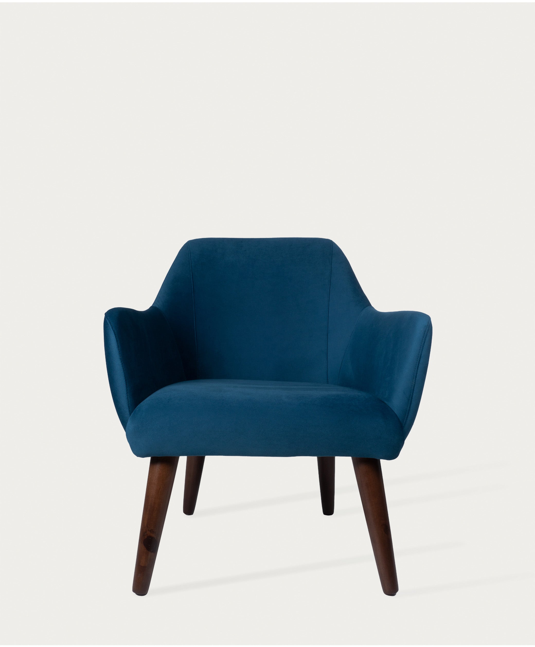 Silla Auxiliar Samanta Caoba Kazul Azul