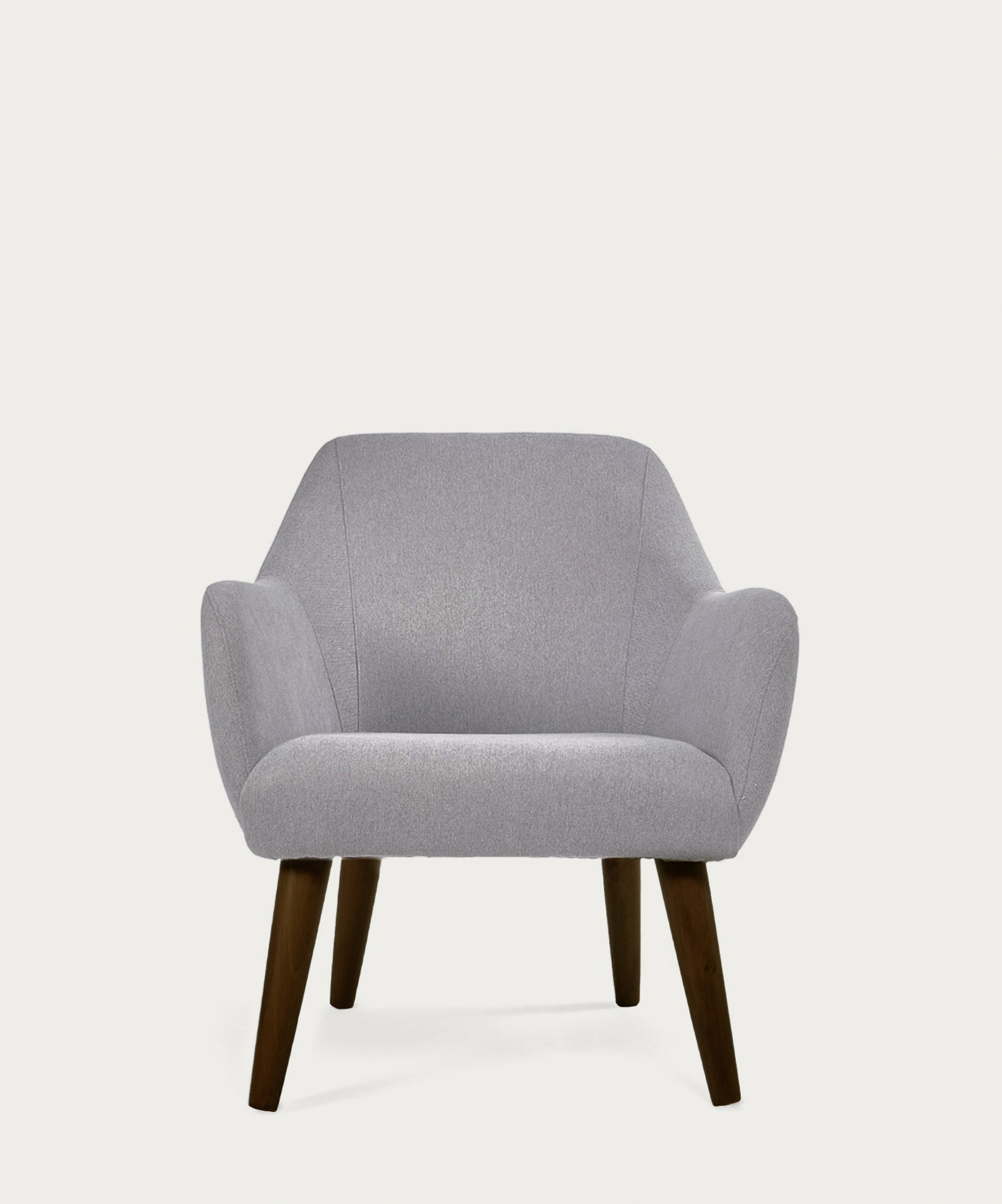 Silla Auxiliar Samanta Caoba Obelisco Gris