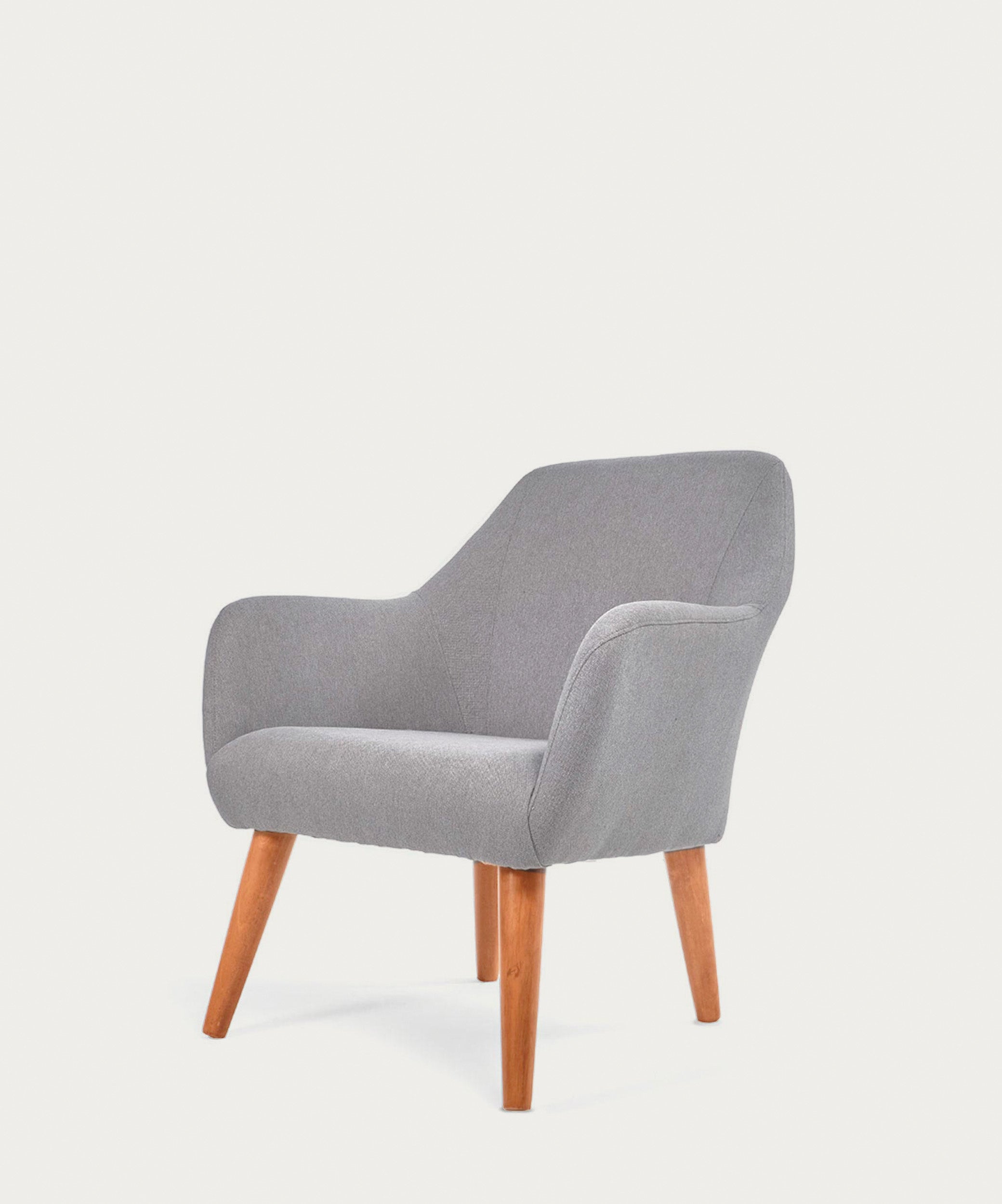 Silla Auxiliar Samanta Nuez Obelisco Gris