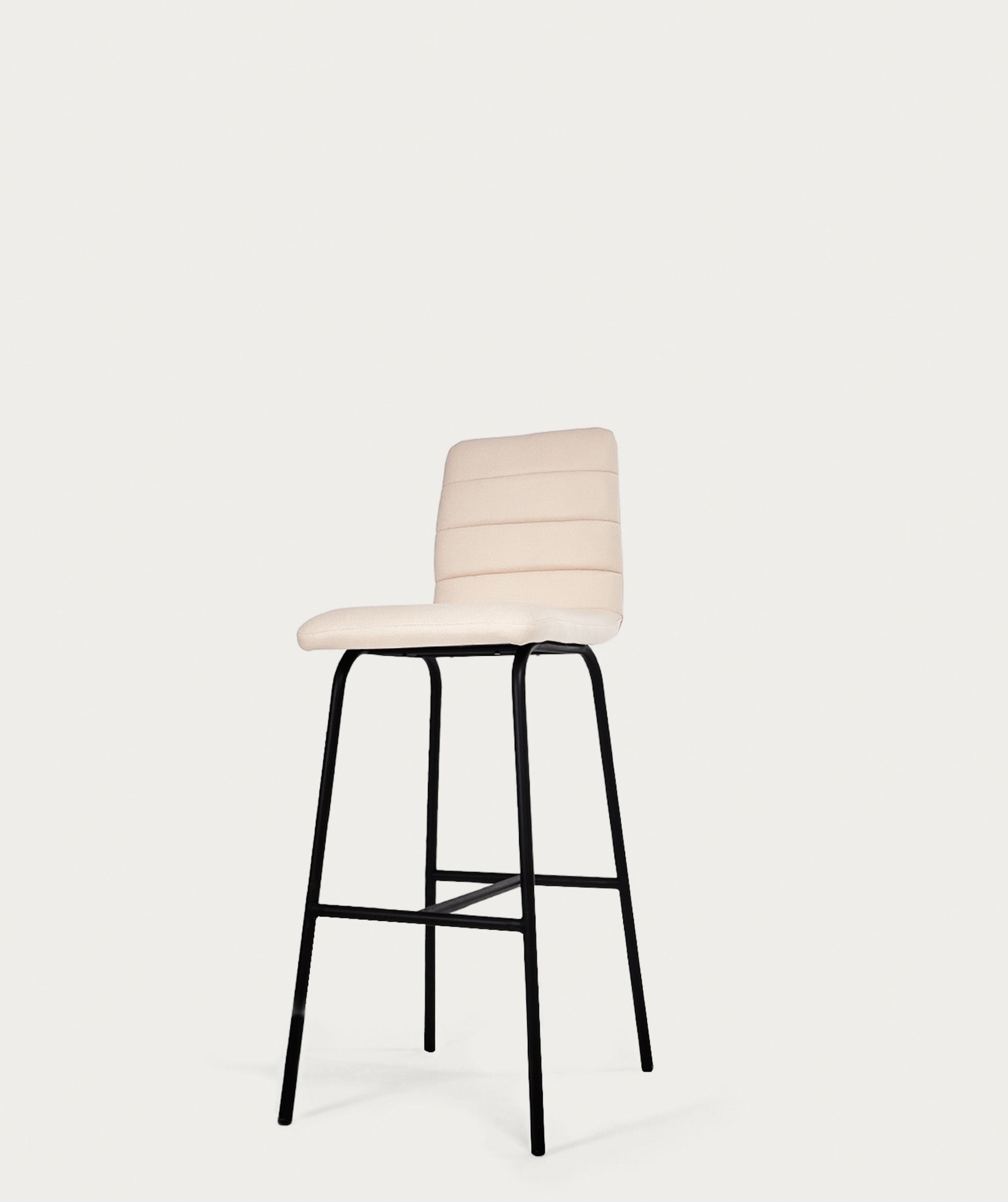 Silla Barra Cleopatra Negro Country Beige