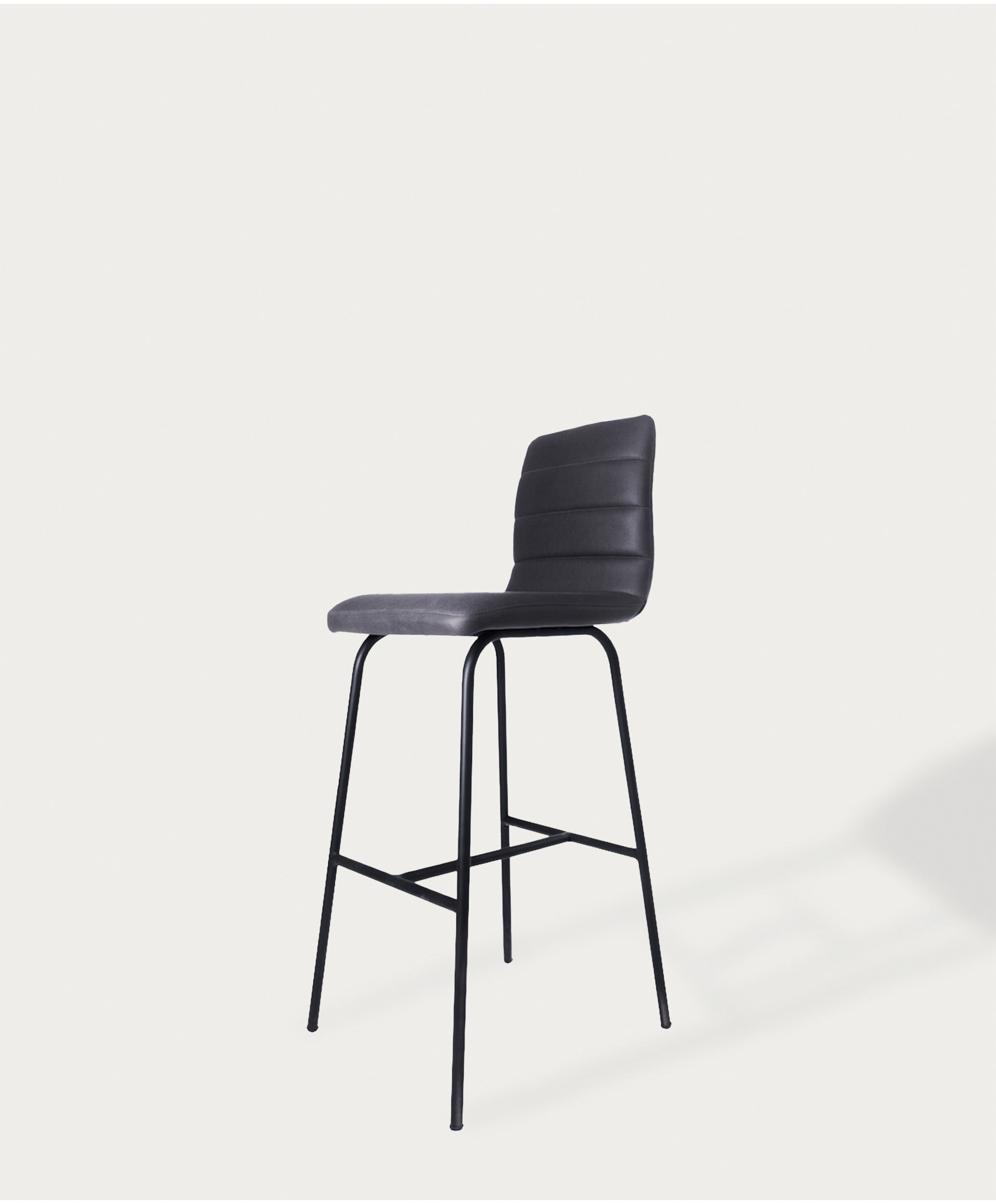 Silla Barra Cleopatra Negro Country Plomo