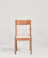 Silla De Comedor Sakura Nuez Obelisto Marfil