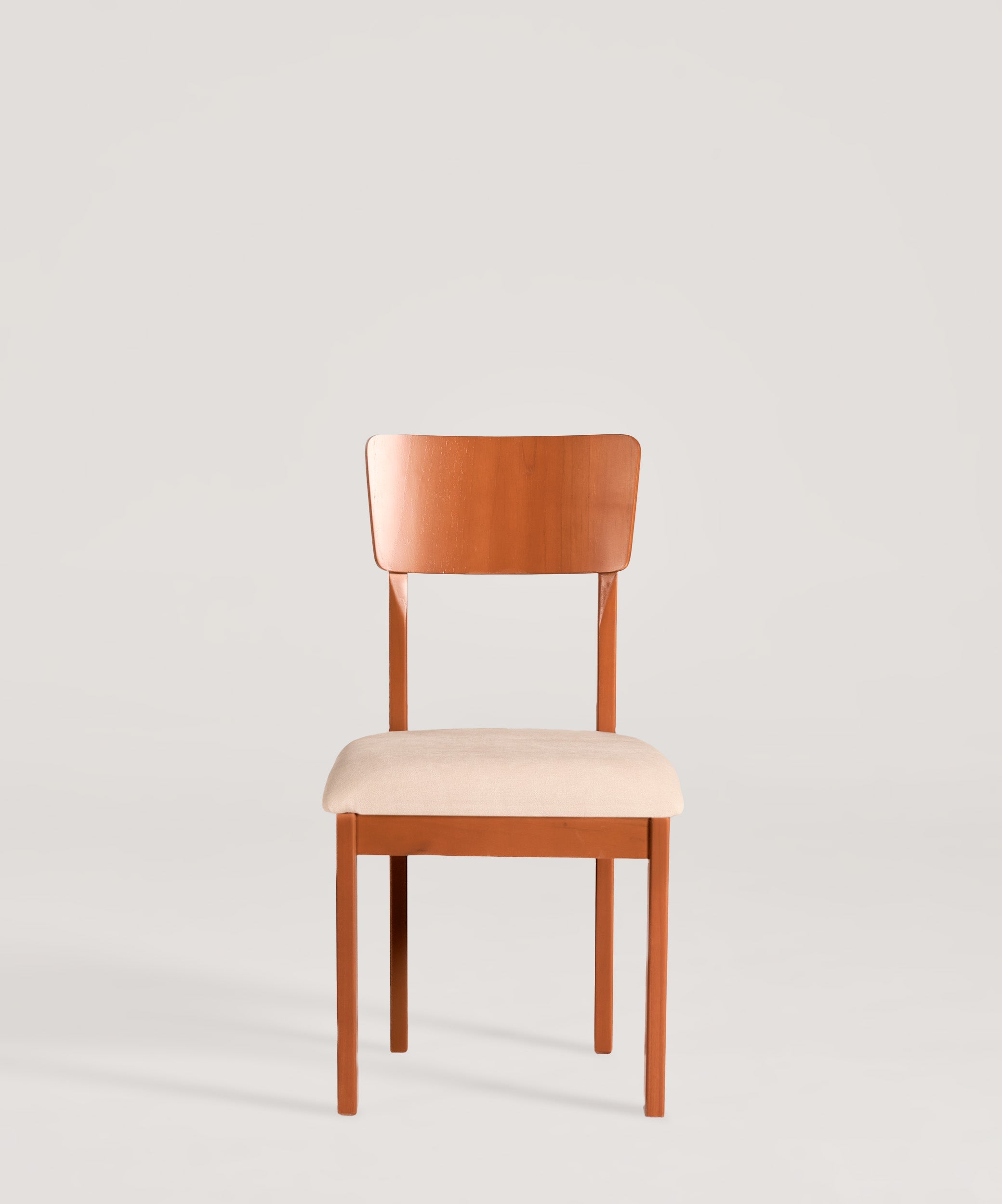 Silla De Comedor Toronto Nuez Obelisto Marfil
