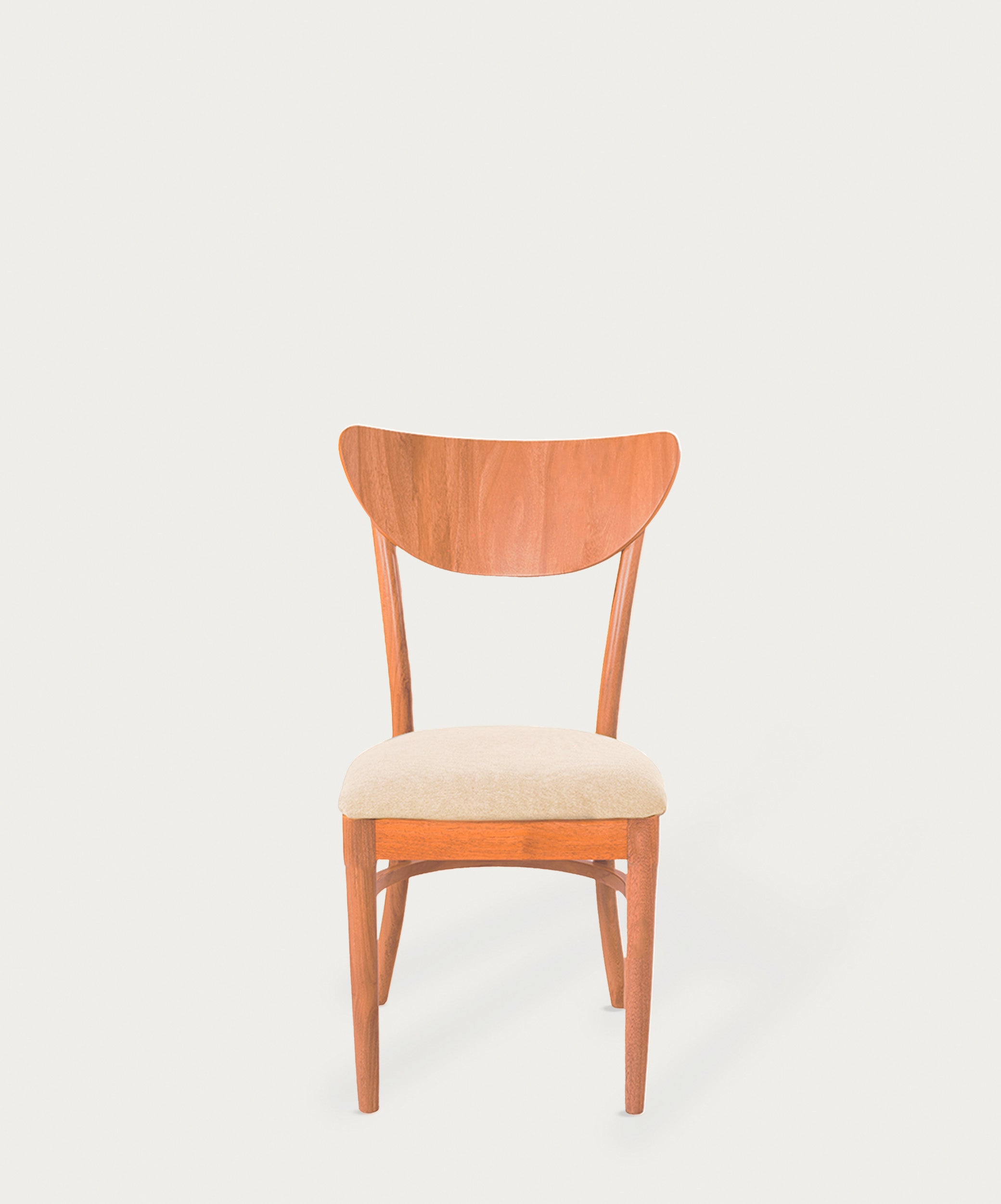 Silla De Comedor Valery Nuez Obelisco Marfil