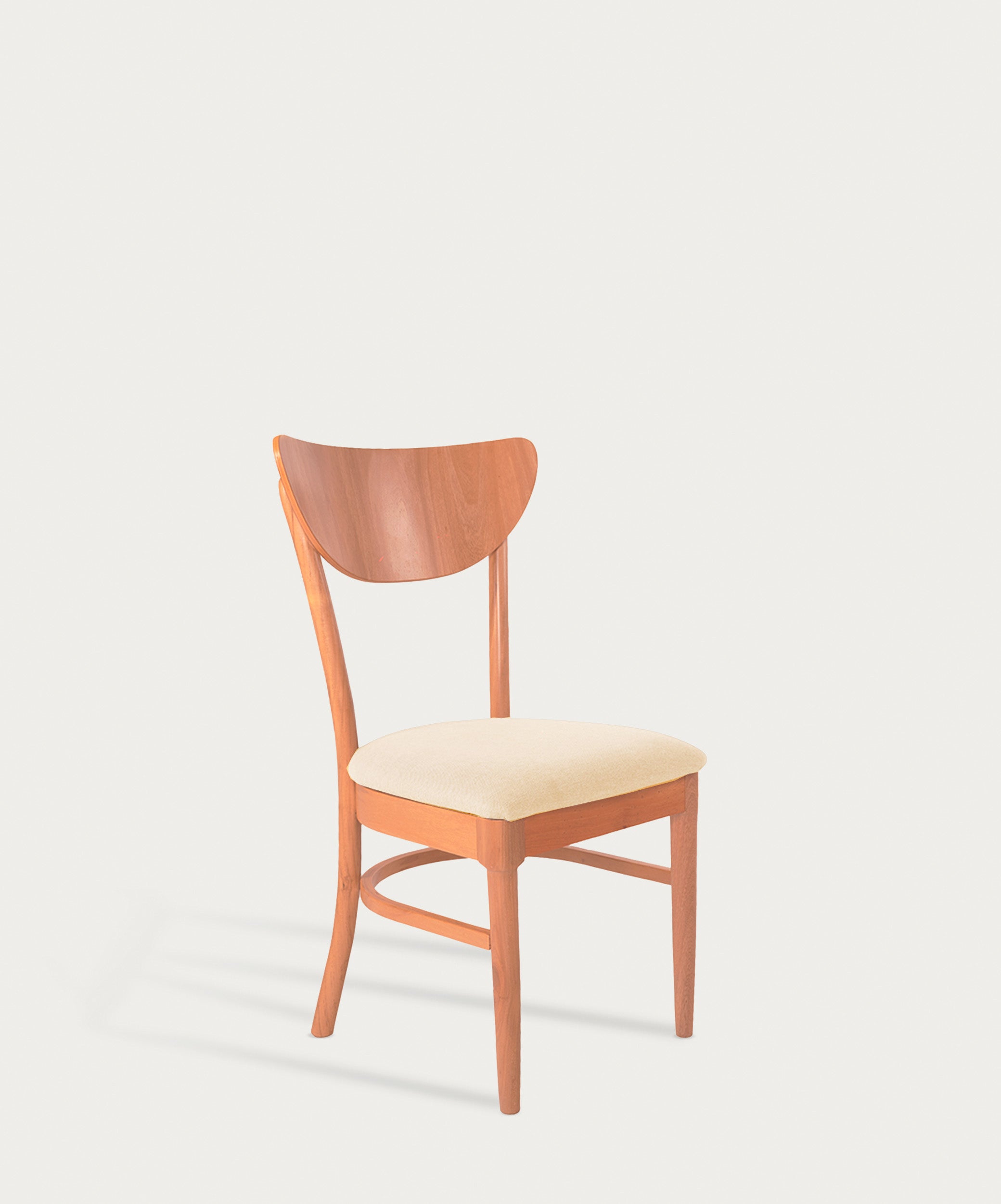 Silla De Comedor Valery Nuez Obelisco Marfil