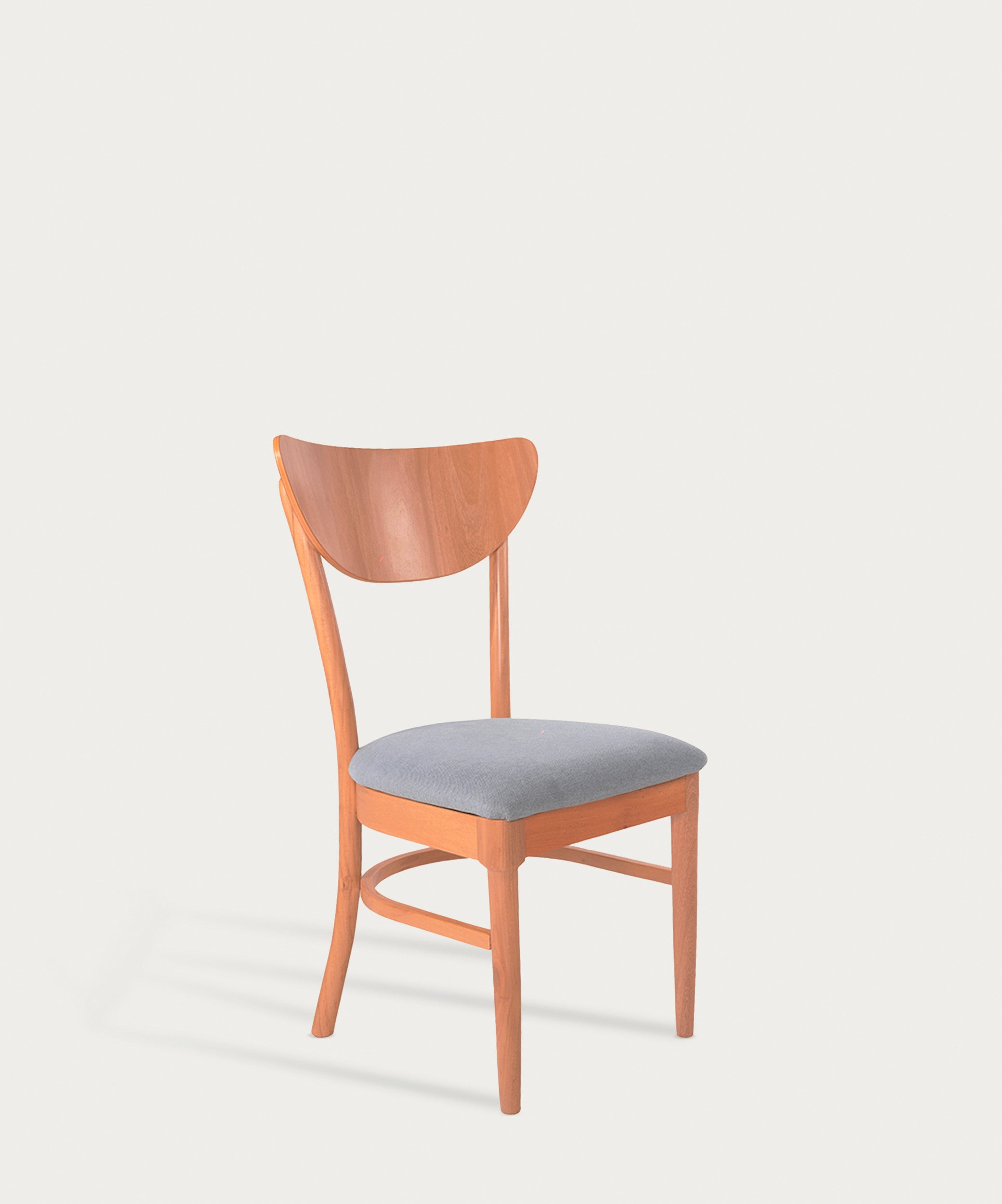 Silla De Comedor Valery Nuez Obelisco Gris