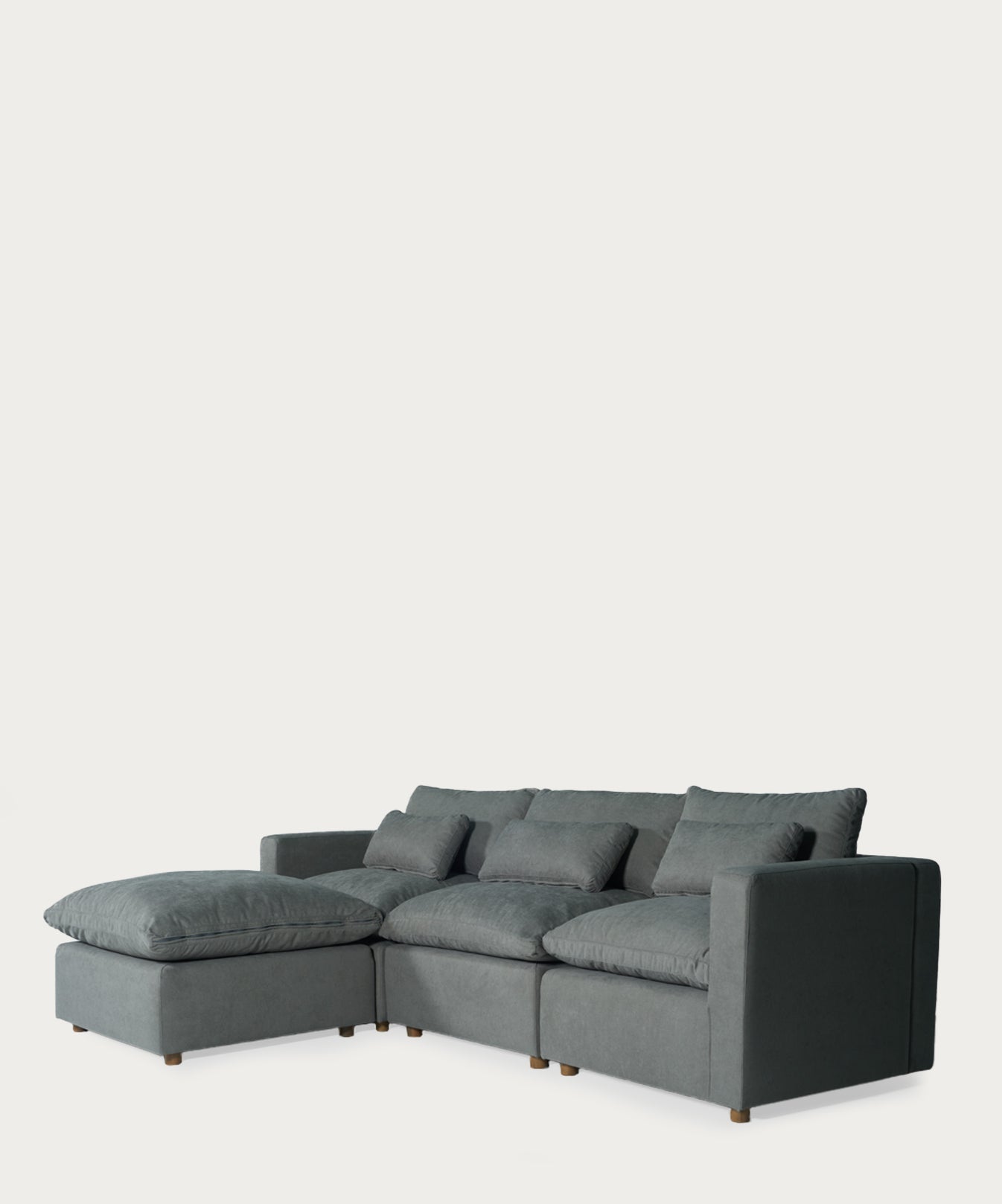 Sofá Modular Mini Santorini Verdi Gris – Only Home tienda