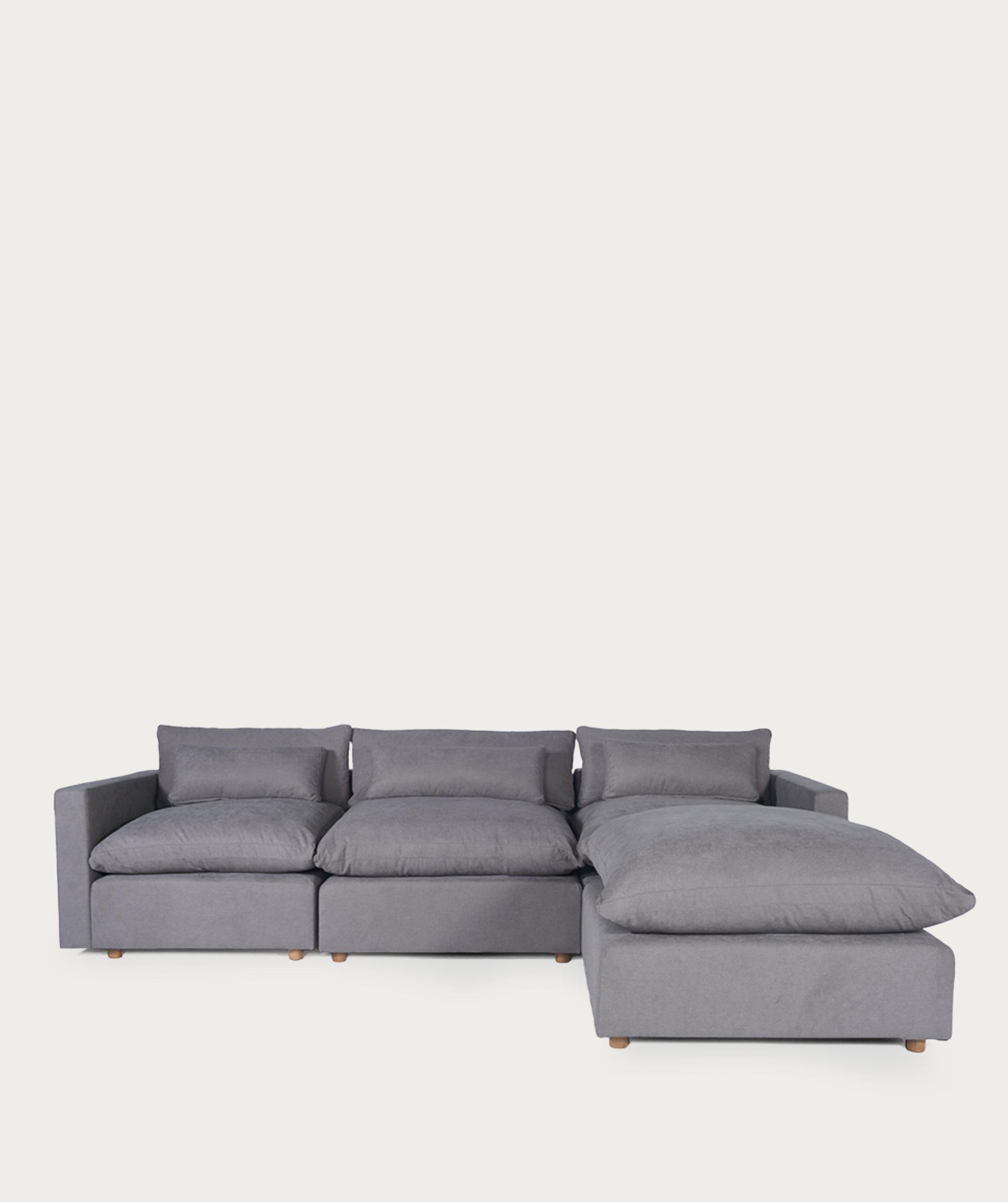 Sofá Modular Santorini Verdi Gris